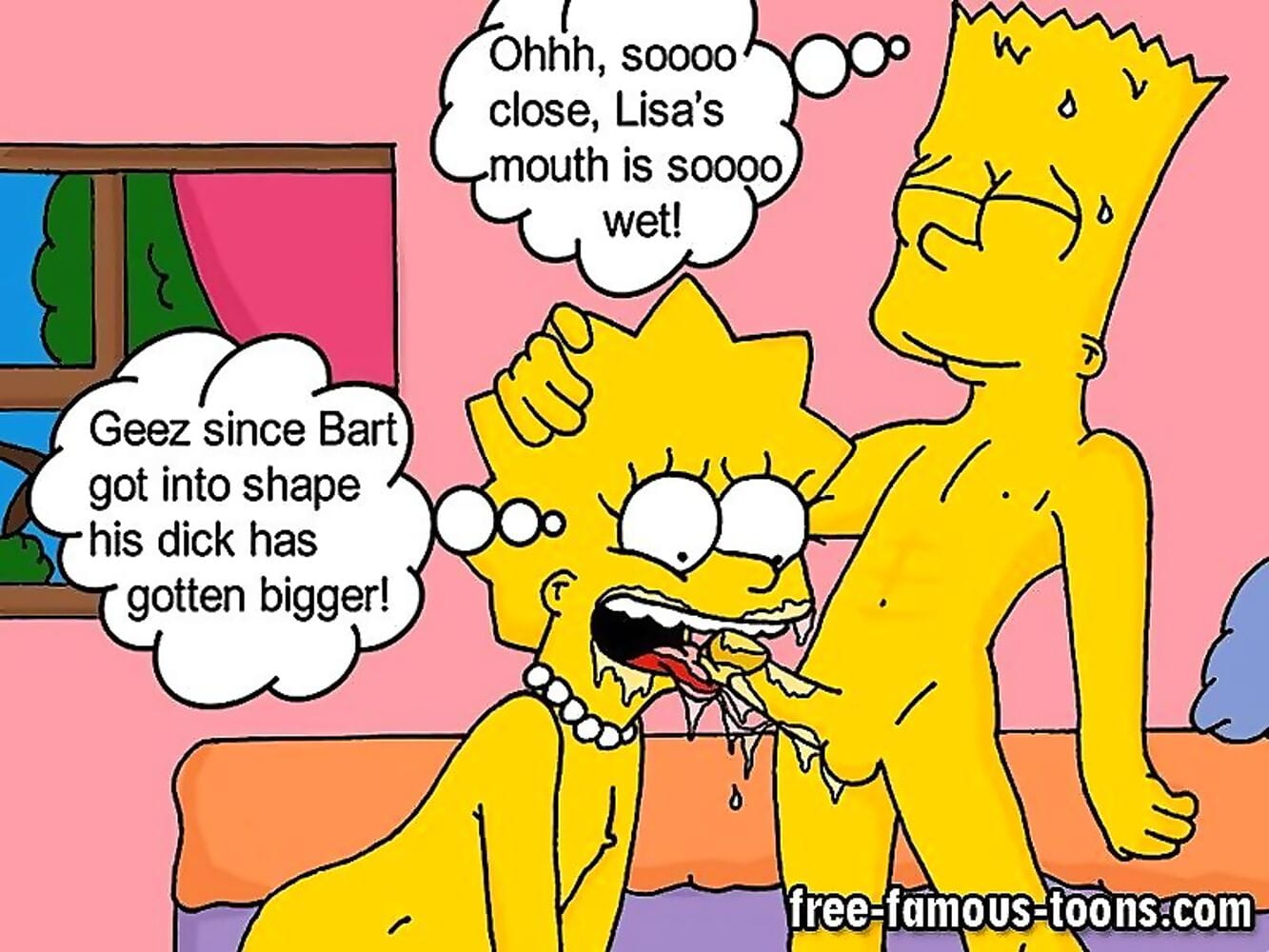 Bart and lisa simpsons wild..